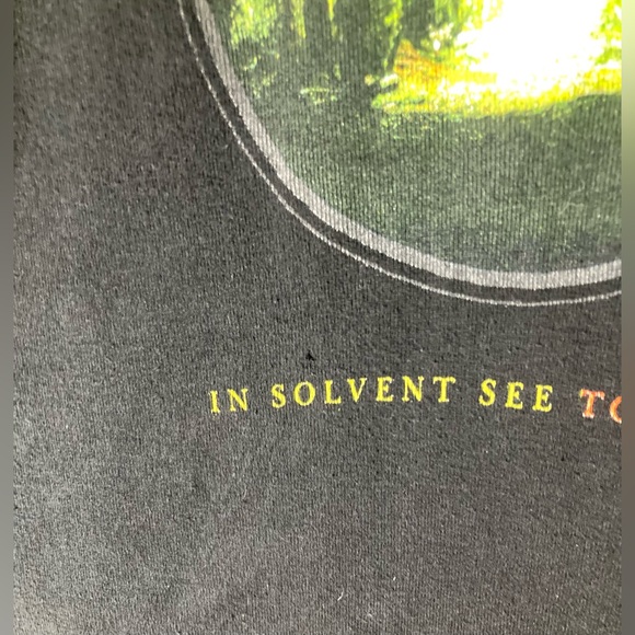 Vintage Distressed Skinny Puppy In Solvent See Concert Tour Hooded T-shirt S - Picture 4 of 12